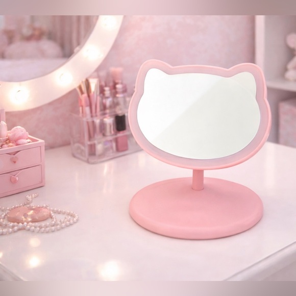 Miniso Other - MINISO LED Cat Vanity Mirror – Pink | New in Box